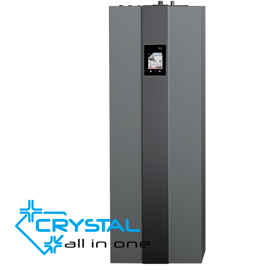 Инверторна термопомпа въздух-вода Crystal Aqua Aura II 12S All-In-One 250